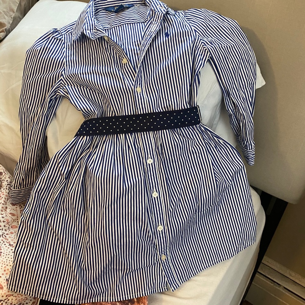 Polo Ralph Lauren belted shirtdress (like new)